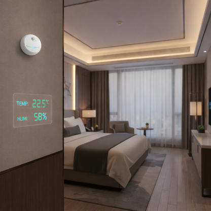 EnSense | Temperature and Humidity Sensor | Wall Mounted / Roof Mounted | Battery Powered